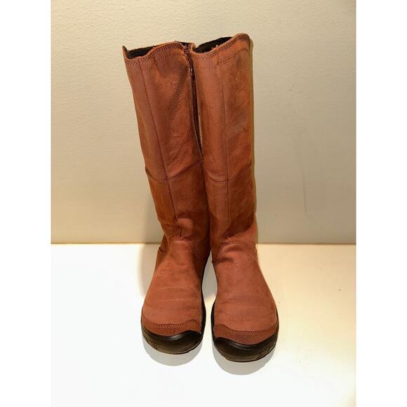 Keen women’s‎ leather boots cognac 6.5 - Picture 2 of 4